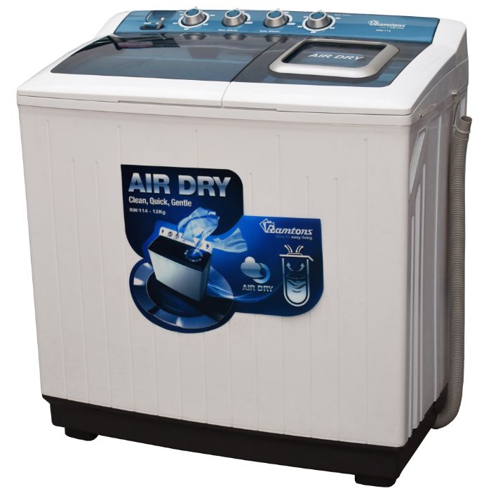 Ramtons RW/114 12kg/7kg Twin Tub Washing Machine