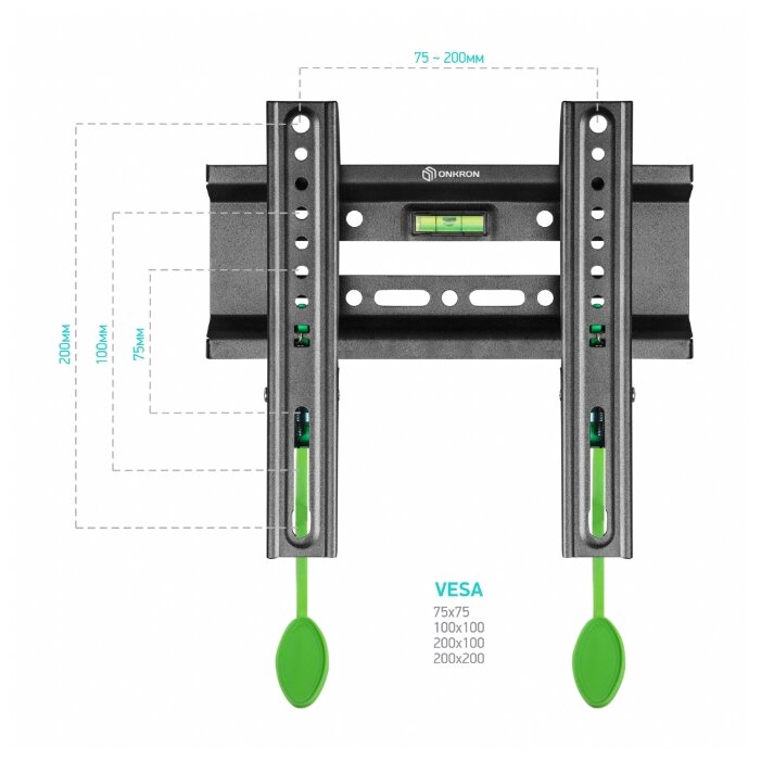 ONKRON Wall Mount for 17 to 37-inch LCD LED OLED Flat TV Screen