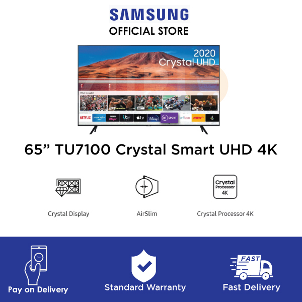 Samsung 65 TU7100 Crystal UHD 4K