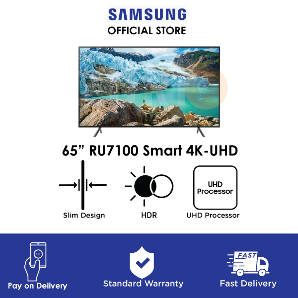 Samsung UA65RU7100 65 Inch 4K UHD Smart LED Television