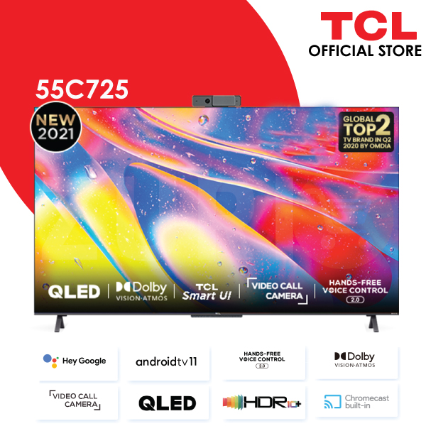 TCL C725 55 inch QLED 4K Google TV